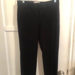 Black sleek classic slim fit slacks